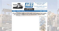 Desktop Screenshot of advancedrentalandservice.com